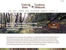 Tablet Screenshot of cambrianwildwood.org